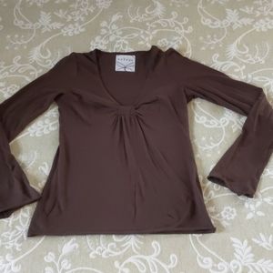 Velvet top, brown